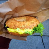 eggy breakfast sammich. so tasty! at We Love Vegan in Dresden