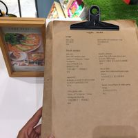 Vegan menu (same vegan items as on main menu) at OVOCafe - Central in Hong Kong Island