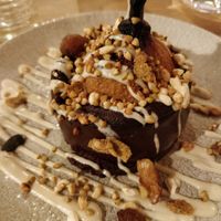 chocolate dessert at Vegan Gorilla in Nice