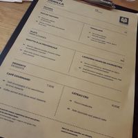 Menu juillet 2018 at Vegan Gorilla in Nice