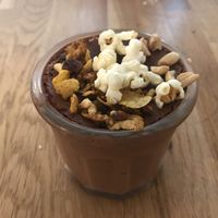 Chocolate mouse at Vegan Gorilla in Nice