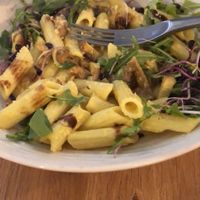 Penne at Vegan Gorilla in Nice