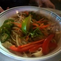 Vegan pho at The Gr8ful Spud in Whitehorse
