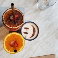 Delicious drinks at Serotonin Eatery in Burnley