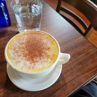 Golden at Annapurna's World Vegetarian Cafe - UNM in Albuquerque