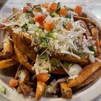 Chili cheese fries   at Annapurna's World Vegetarian Cafe - UNM in Albuquerque
