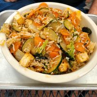 stir fry bowl (vegan) at Annapurna's World Vegetarian Cafe - UNM in Albuquerque