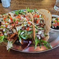 Cauliflower tacos again! (Vegan) at Annapurna's World Vegetarian Cafe - UNM in Albuquerque