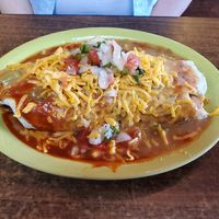 Breakfast burrito (can order with vegan cheese) at Annapurna's World Vegetarian Cafe - UNM in Albuquerque