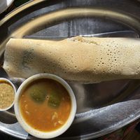 Masala dosa at Annapurna's World Vegetarian Cafe - UNM in Albuquerque
