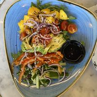 mango salad at Mango Vegan Street Food - Powisle in Warsaw