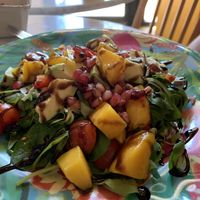 Mango salad at Mango Vegan Street Food - Powisle in Warsaw