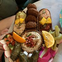 Meze platter at Mango Vegan Street Food - Powisle in Warsaw