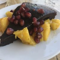 Vegan brownie  at Mango Vegan Street Food - Powisle in Warsaw