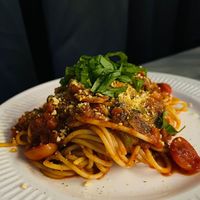Bolognese spaghetti   at Brown Poodle in Penang