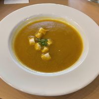 Fish n chips n soup   at Brown Poodle in Penang