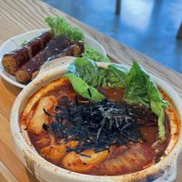 Kimchi jjigae rice   at Brown Poodle in Penang