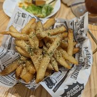 Truffle fries! at Brown Poodle in Penang