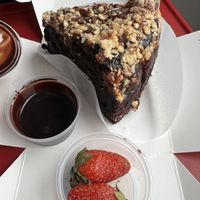 Took some Moist Chocolate Nut Cake for the train journey back to KL! Xx  at Brown Poodle in Penang