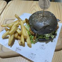 Mushroom burger   at Brown Poodle in Penang