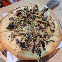 Mushroom pizza at Brown Poodle in Penang