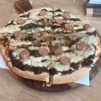 Thai pepperoni pizzaa  at Brown Poodle in Penang