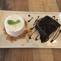 Best vegan brownie and vegan icecream! at Brown Poodle in Penang