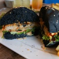 burger at Brown Poodle in Penang