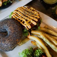 burger at Brown Poodle in Penang