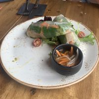 Rice paper rolls - so good! at V Series in Kew