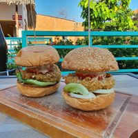 Vegan Burger @ 65kvnd at EL Cafe International Vegan Food in Phan Thiet