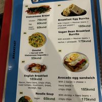 Menu  at EL Cafe International Vegan Food in Phan Thiet