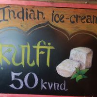 Vegan ice cream at EL Cafe International Vegan Food in Phan Thiet