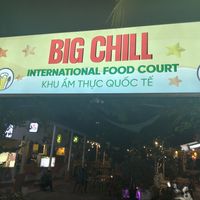 Inside a super good vibe food court🤩 at EL Cafe International Vegan Food in Phan Thiet