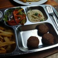 Falafels plate (75k for 3 pieces)  at EL Cafe International Vegan Food in Phan Thiet