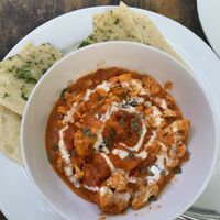 Aloo Ghobi plus Naan at EL Cafe International Vegan Food in Phan Thiet