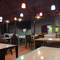 Sitting area in the back at EL Cafe International Vegan Food in Phan Thiet