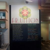 Menu at Fruition in Halifax