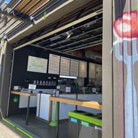 Outside dining at Crisp in Portland