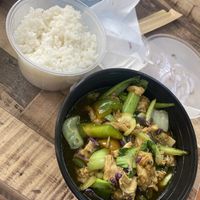 Beancurd wallet with veg takeaway  at Vegeme in South Brisbane