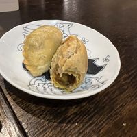 Curry puffs   at Vegeme in South Brisbane