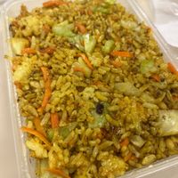 Fried rice with curry. Mind blowing!!!!  at Vegeme in South Brisbane