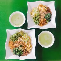 Brown rice and beehoon thunder tea rice set at Living Wholesome 生活天然健康素食 - Bukit Timah in Central Singapore