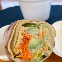 Avocado hummus wrap at The Fragrance of the Heart - Fritjof Nansens Plass in Oslo