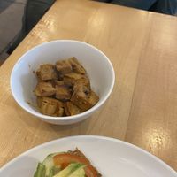 Side of tofu   at The Fragrance of the Heart - Fritjof Nansens Plass in Oslo