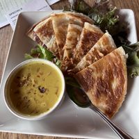 Roti and sauce  at Green Elephant Vegetarian Bistro & Bar in Portsmouth
