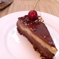 Raw vegan cake at "s'teeblatt". at s'Teeblatt in St Gallen