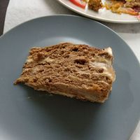 Vegan tiramisu at Terra Viva in Espinho