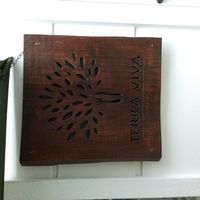 Sign of the restaurant at Terra Viva in Espinho