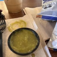 Salsa verde  at Blue Horse Cafe in Fish Creek